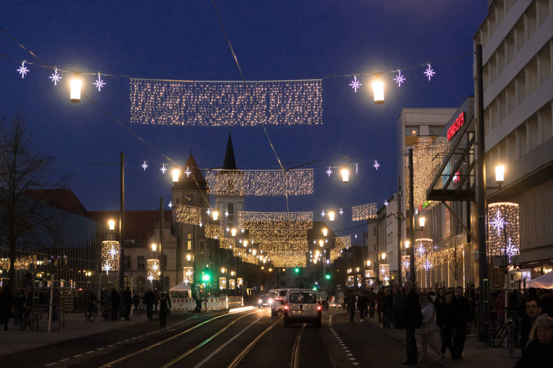 Dessau Straßenbeleuchtung Lichttechnik Busch