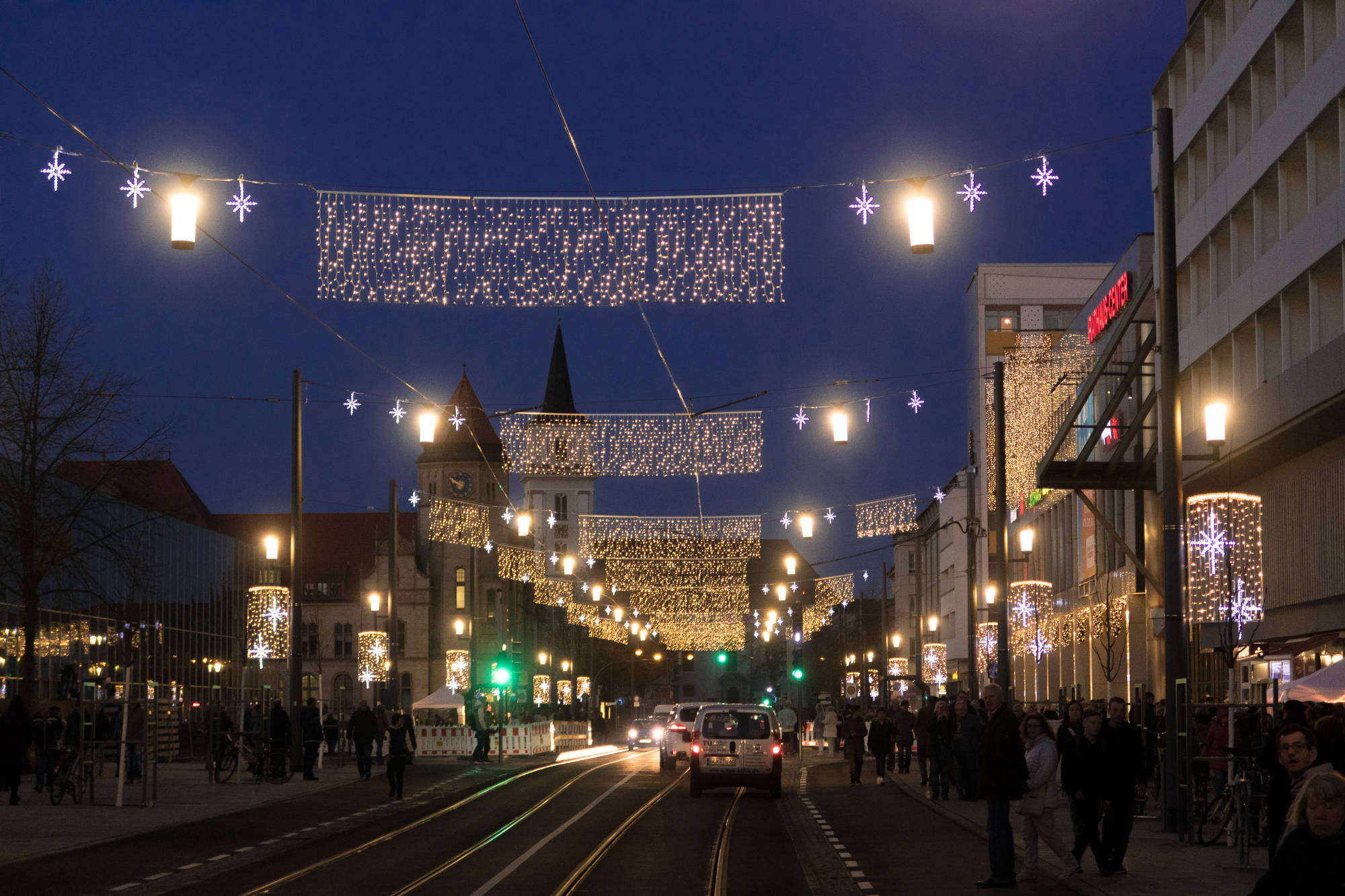 Dessau Straßenbeleuchtung Lichttechnik Busch