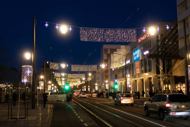 Dessau Weihnachtsbeleuchtung 