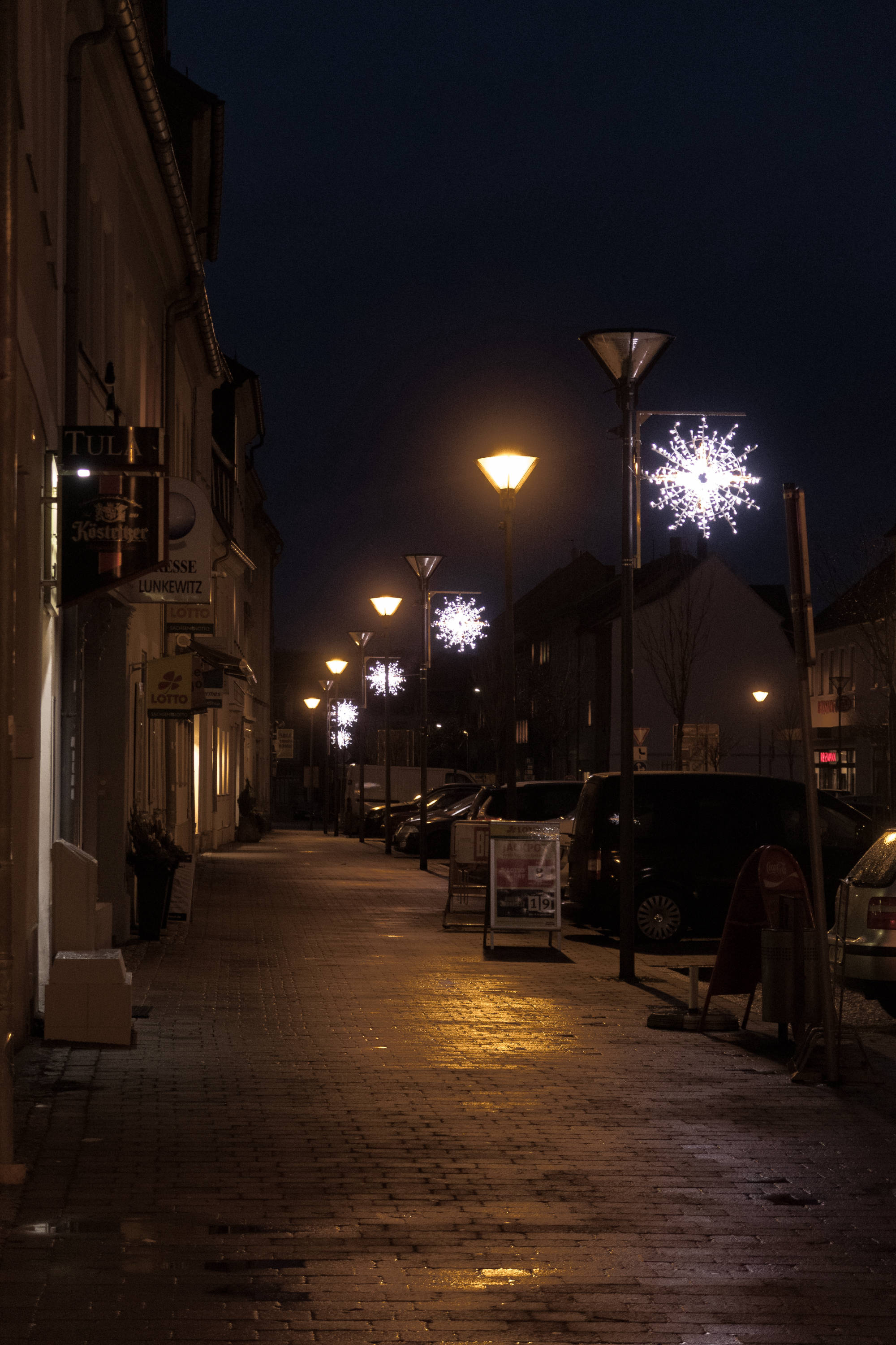 Frankenberg Sachsen Straßenbeleuchtung